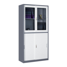 2018 new design narrow side sliding door metal filing cabinet